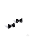 five-dollar-jewelry-spruced-up-black-post earrings-paparazzi-accessories