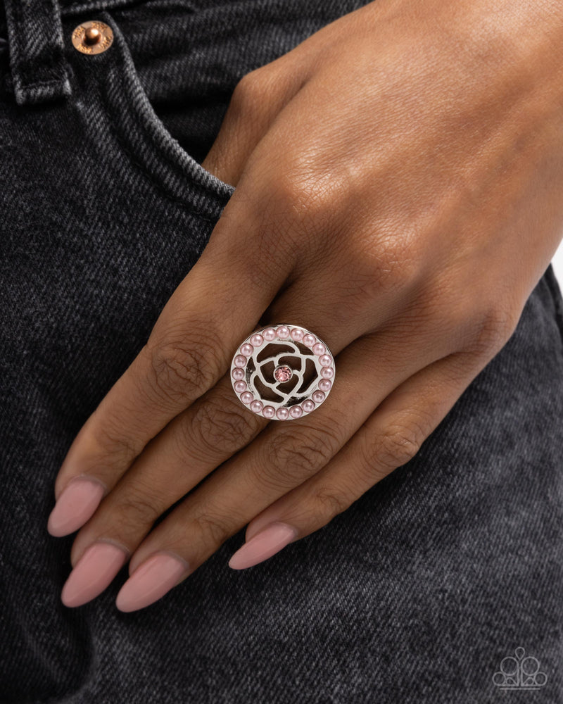 Fairytale Beginning - Pink Ring - Paparazzi Accessories