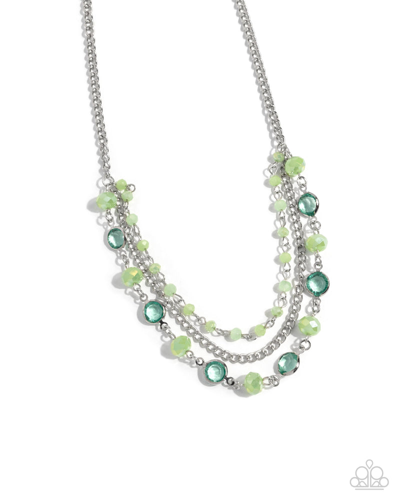 five-dollar-jewelry-charismatic-cascade-green-necklace-paparazzi-accessories