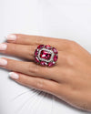 Follow Suit - Pink Ring - Paparazzi Accessories