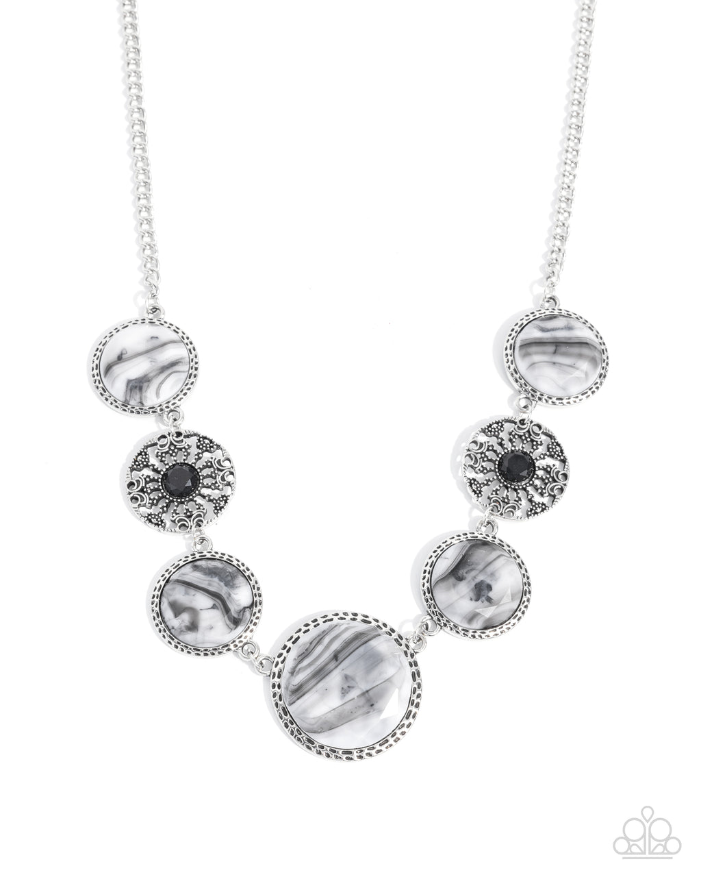 five-dollar-jewelry-gentle-glam-black-necklace-paparazzi-accessories
