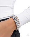 Cosmetic Character - Blue Bracelet - Paparazzi Accessories