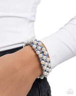 Cosmetic Character - Blue Bracelet - Paparazzi Accessories