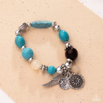 Earthy Eclecticism - Blue Bracelet - Paparazzi Accessories