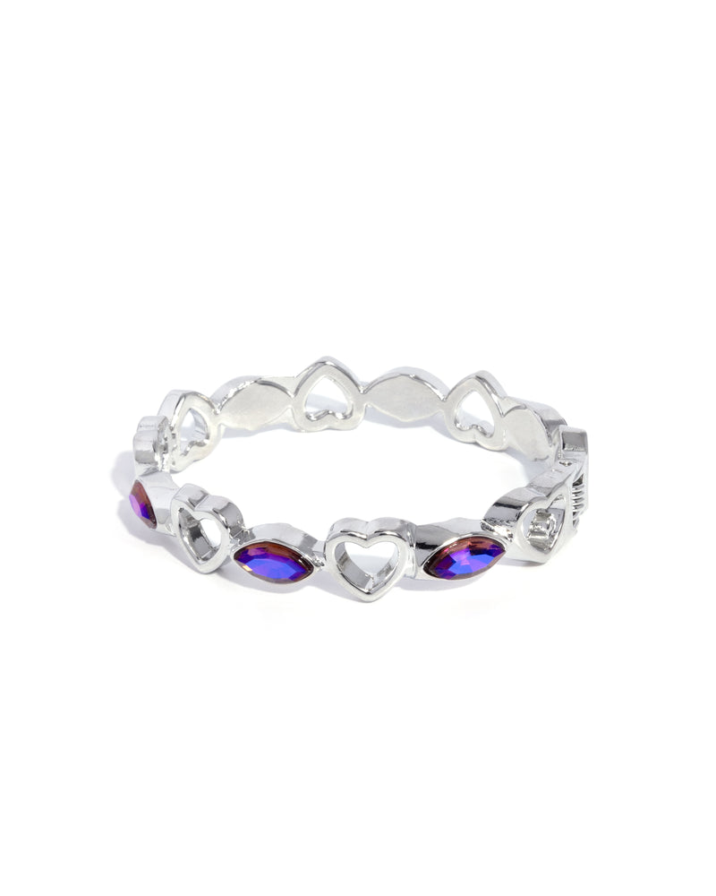 five-dollar-jewelry-heartfelt-headline-purple-bracelet-paparazzi-accessories