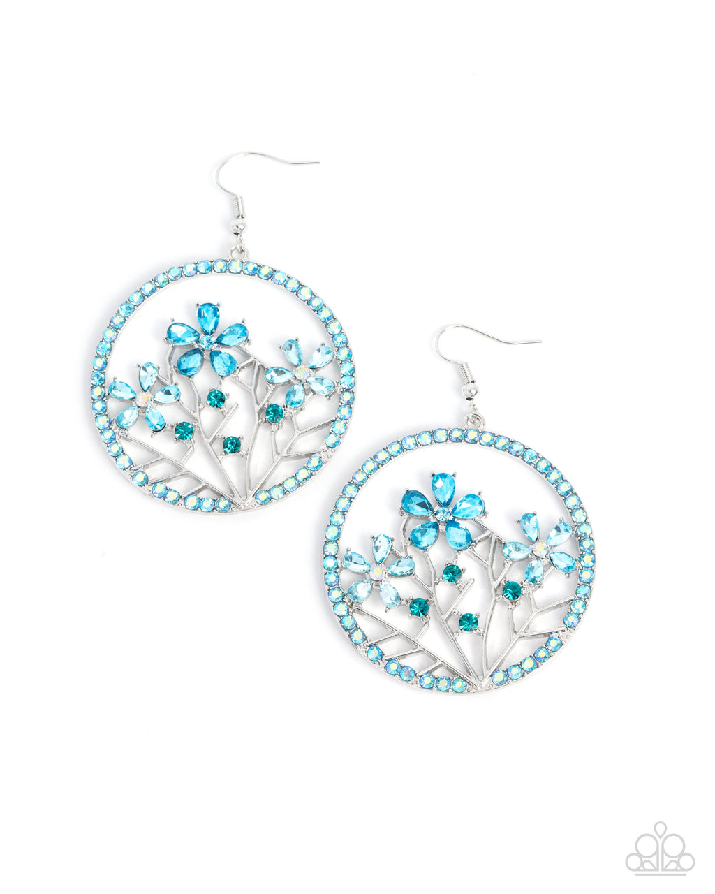 five-dollar-jewelry-basic-bouquet-blue-earrings-paparazzi-accessories