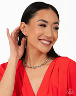 Bewildering Braid - Silver Necklace - Paparazzi Accessories
