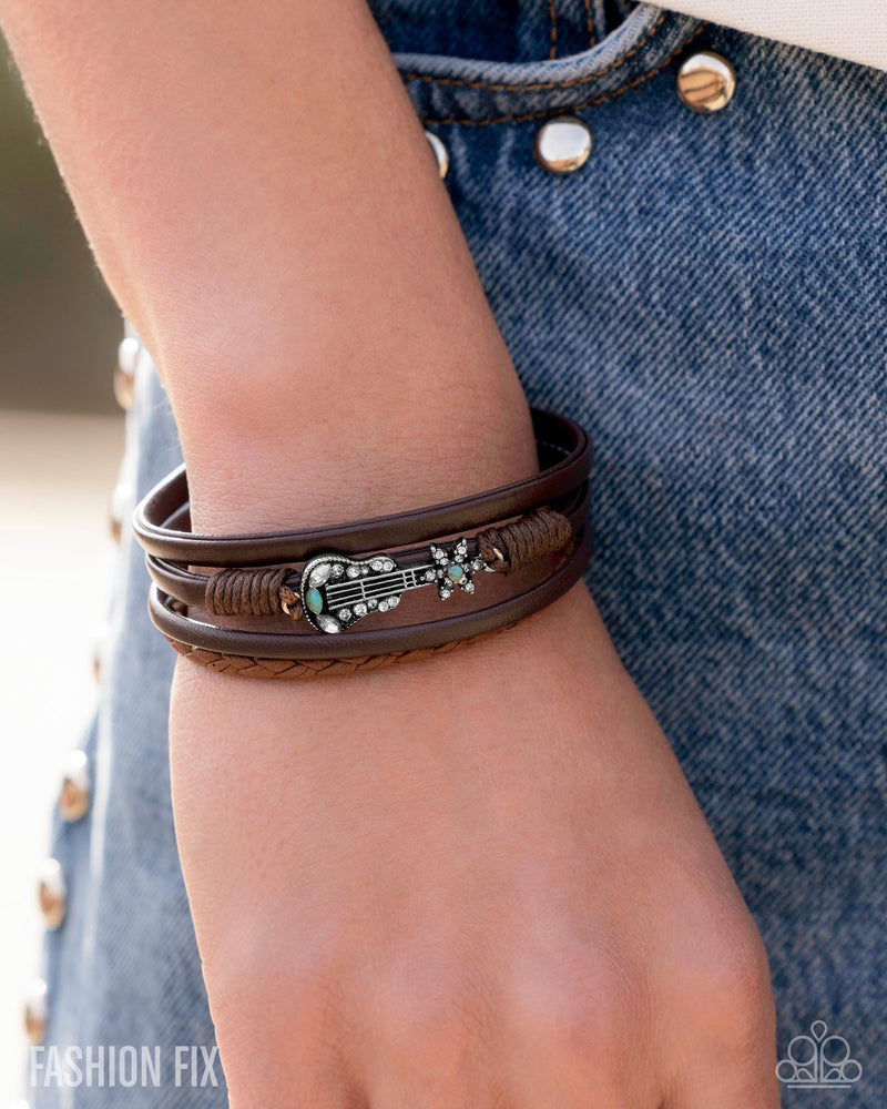 Buckaroo Beginning - Blue Bracelet - Paparazzi Accessories