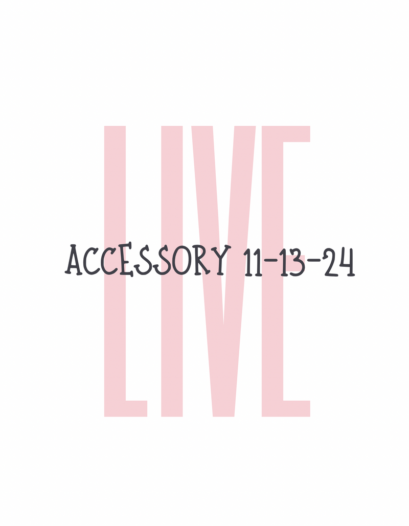 1 accessory from Live 11-13-24