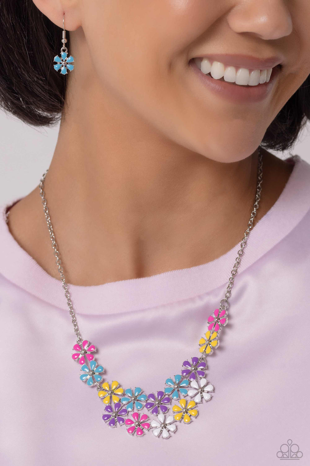 Floral Fever - Multi Necklace - Paparazzi Accessories