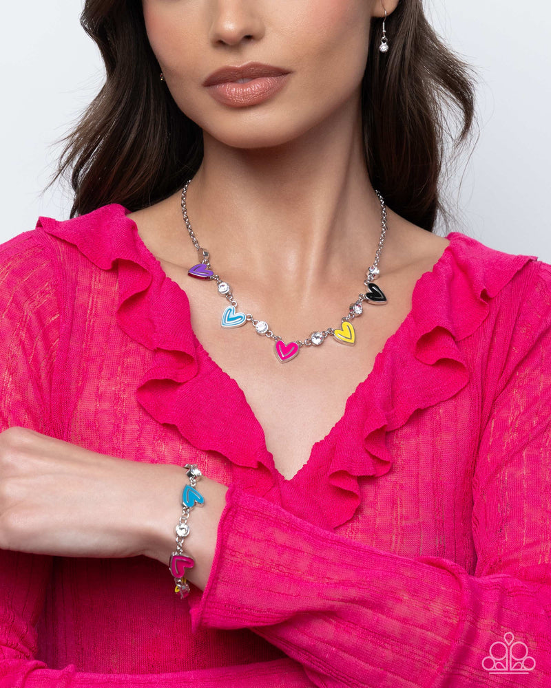 Complete Look - Multi Heart Set - Paparazzi Accessories