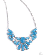 Dazzling Diadem - Blue Necklace