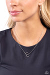 INITIALLY Yours - E - Multi Necklace - Paparazzi Accessories