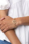 PAW-sitively Perfect - Gold Bracelet - Paparazzi Accessories