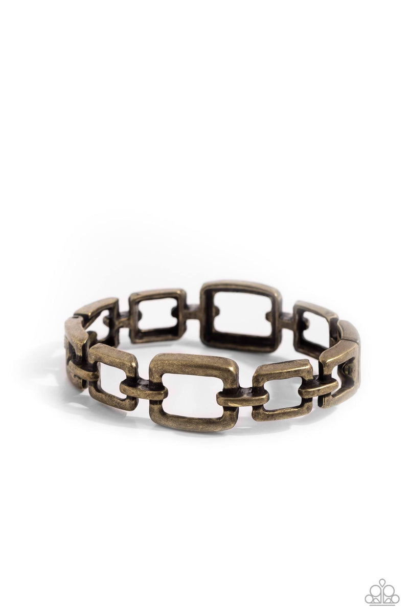 Square Inch - Brass Bracelet