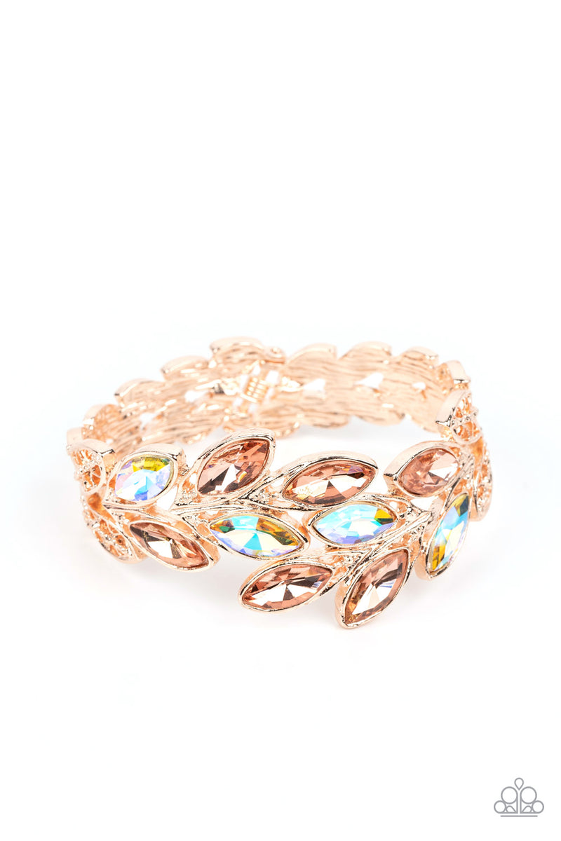 Luminous Laurels - Hinge Bracelet