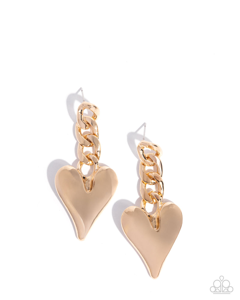 Mechanic Match - Gold Earrings