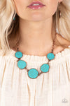 Santa Fe Flats - Copper Necklace - Paparazzi Accessories