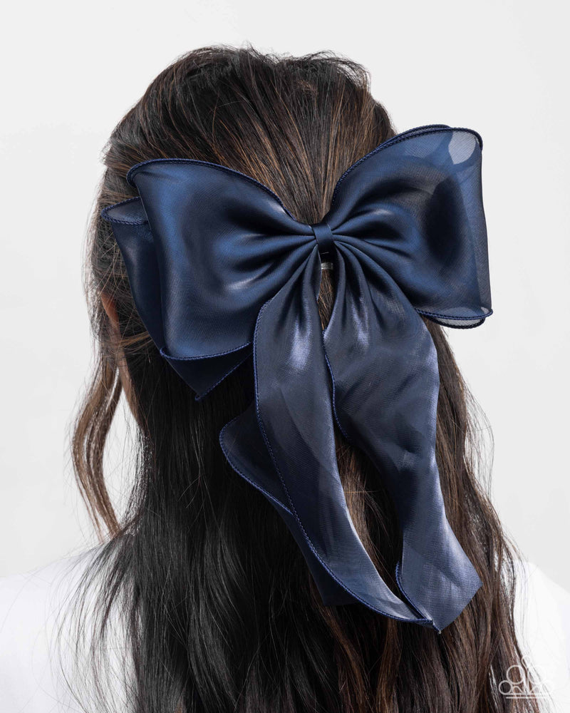 Streamlined Serenade - Blue Hair Clip