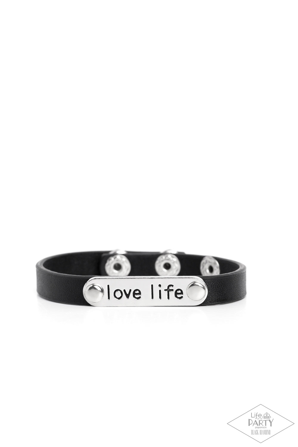 five-dollar-jewelry-love-life-black-bracelet-paparazzi-accessories