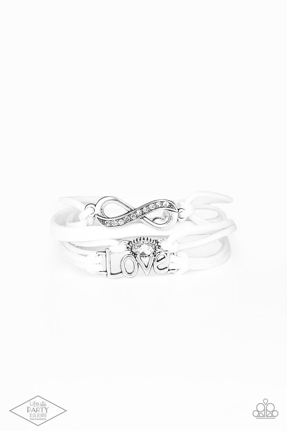 five-dollar-jewelry-infinitely-irresistible-white-bracelet-paparazzi-accessories