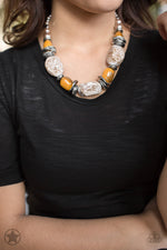 In Good Glazes - Peach Necklace - Paparazzi Accessories