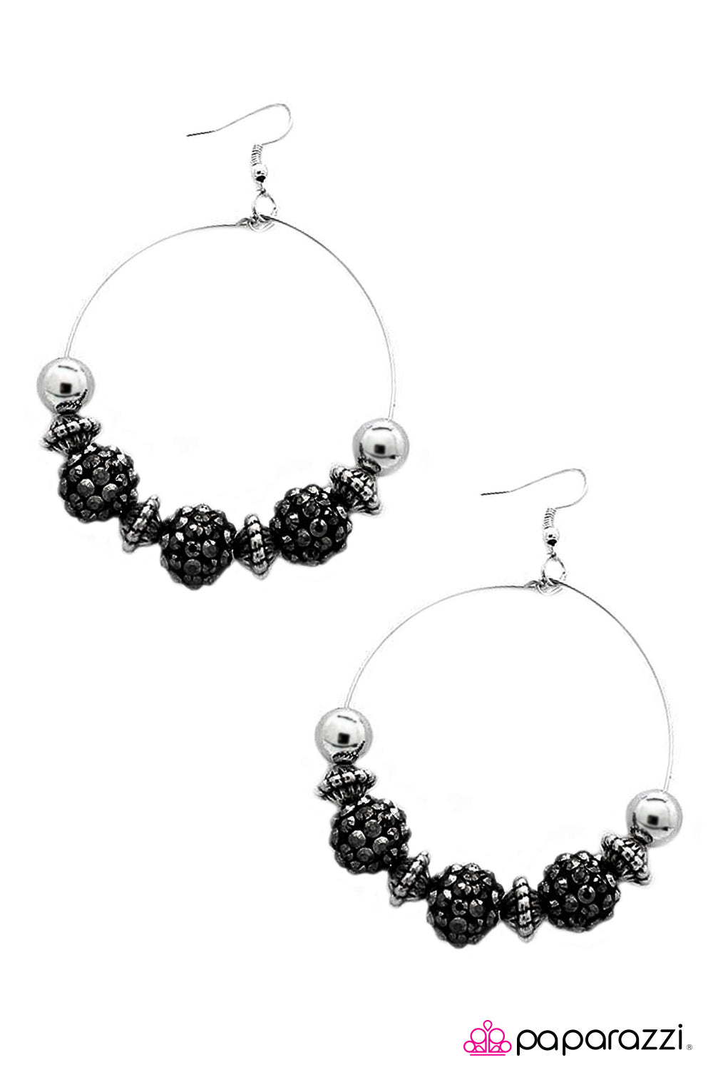 I Can Take a Compliment (Black) Earrings - Paparazzi Accessories