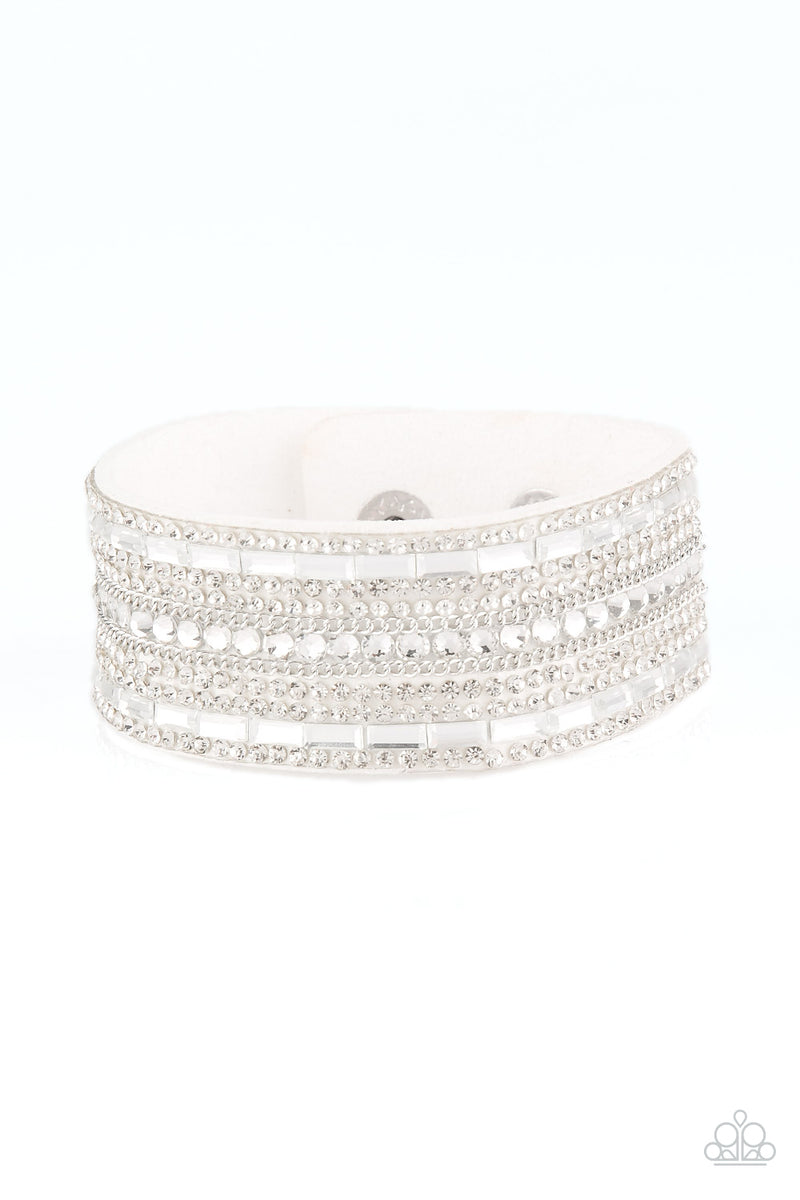 five-dollar-jewelry-rebel-radiance-white-bracelet-paparazzi-accessories