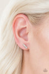 Magnificently Millennial - White Post Post Earrings - Paparazzi Accessories