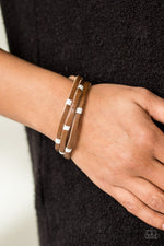 Get Lost In Nature - White Bracelet - Paparazzi Accessories