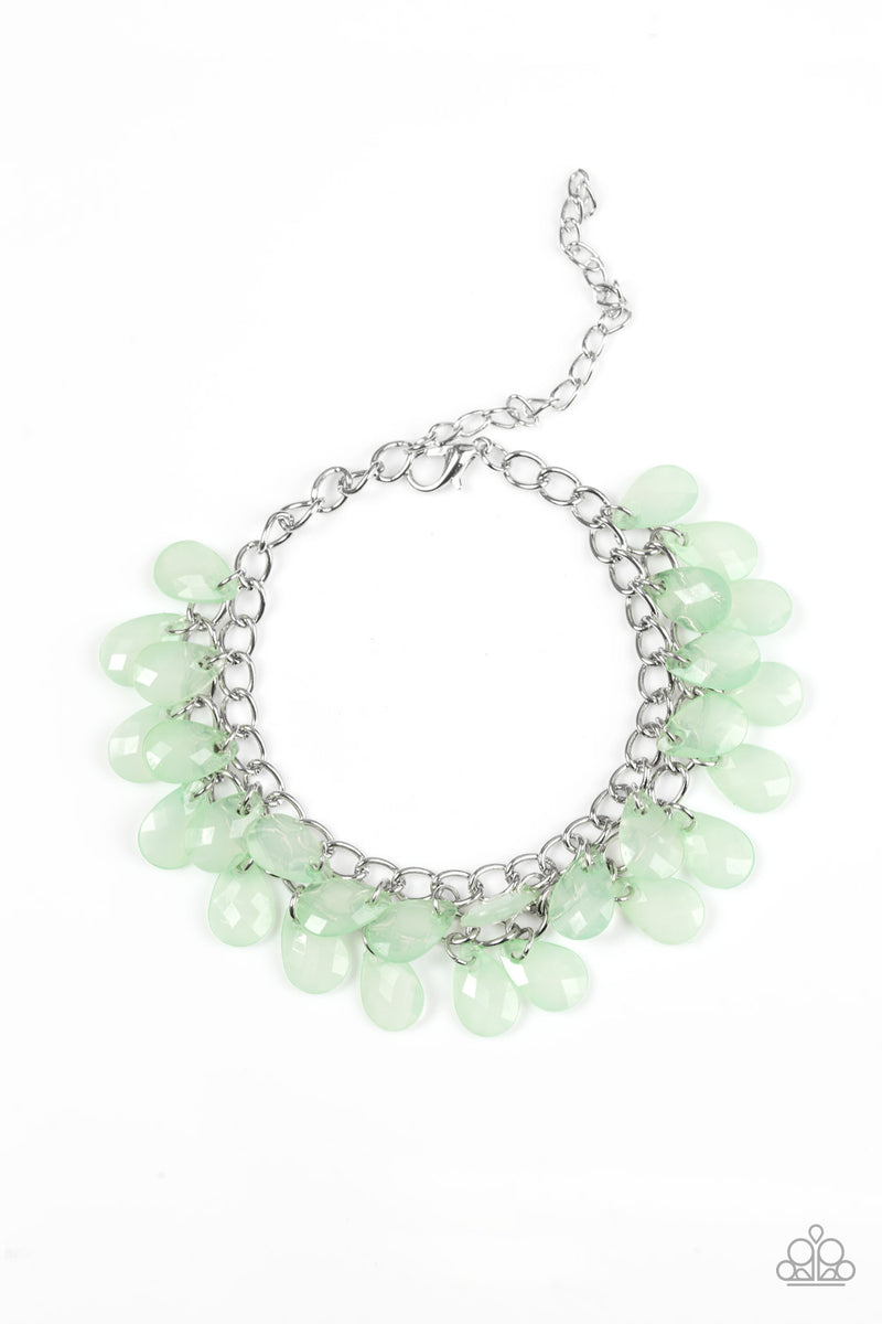 five-dollar-jewelry-step-out-of-shine-green-bracelet-paparazzi-accessories