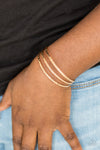 Eastern Empire - Gold Bracelet - Paparazzi Accessories