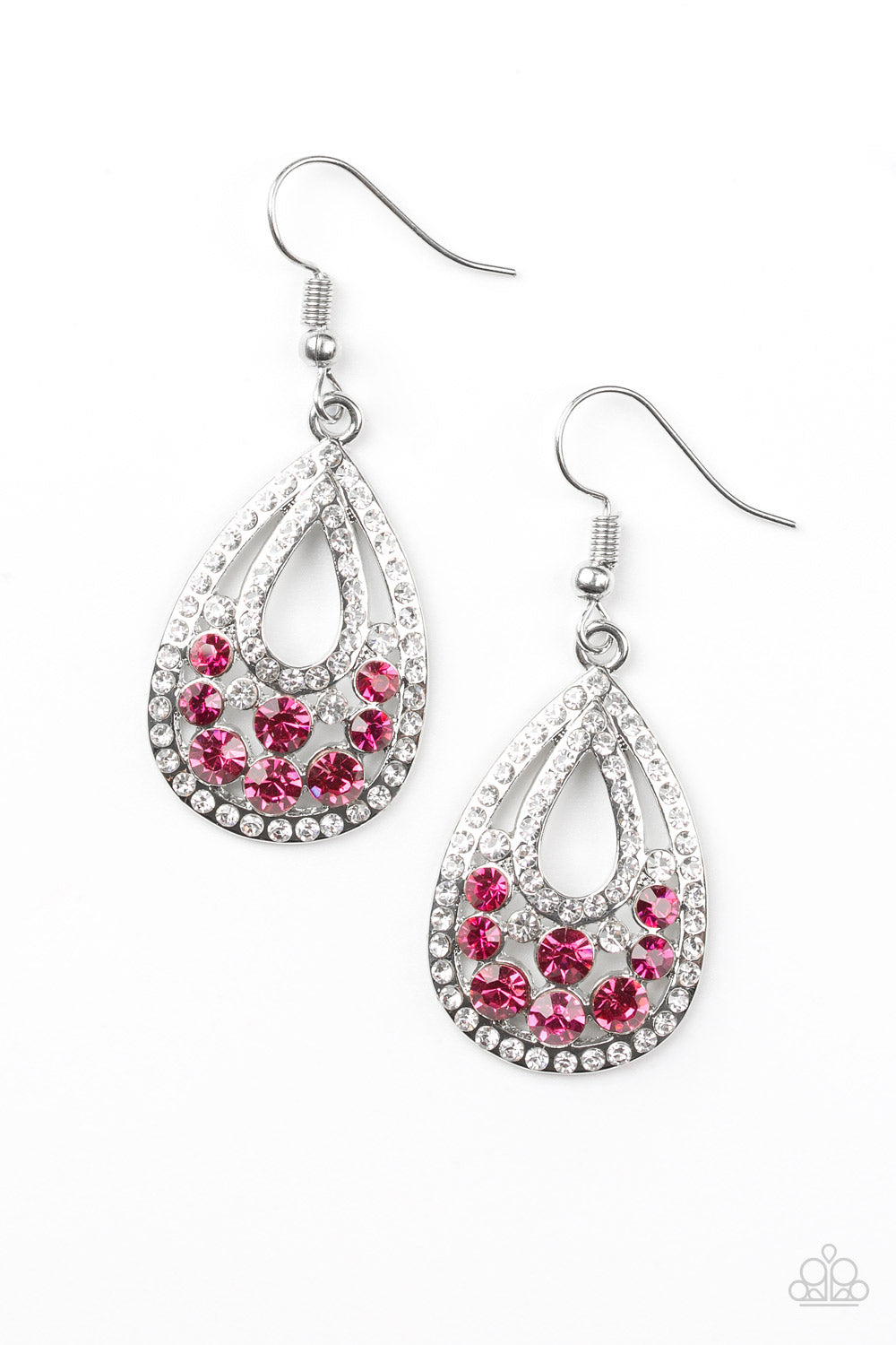 five-dollar-jewelry-sparkling-stardom-pink-earrings-paparazzi-accessories