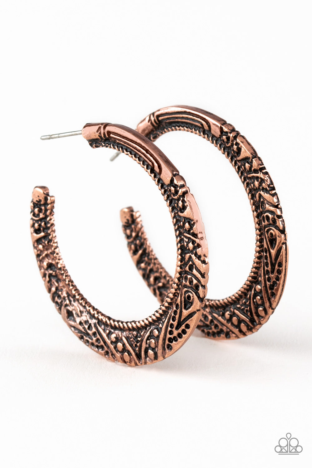 five-dollar-jewelry-rumba-rendezvous-copper-earrings-paparazzi-accessories
