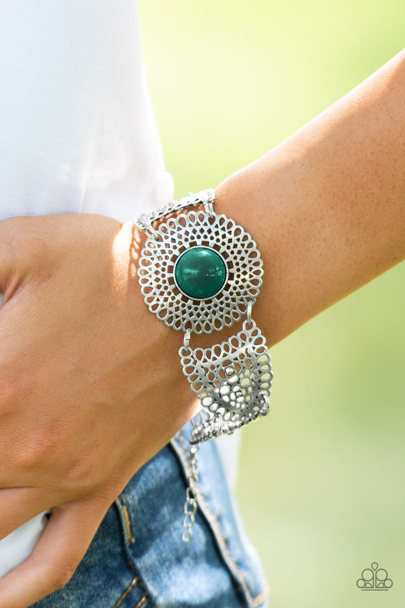 Avant-VANGUARD - Green Bracelet - Paparazzi Accessories