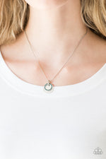 Front and CENTERED - Blue Necklace - Paparazzi Accessories