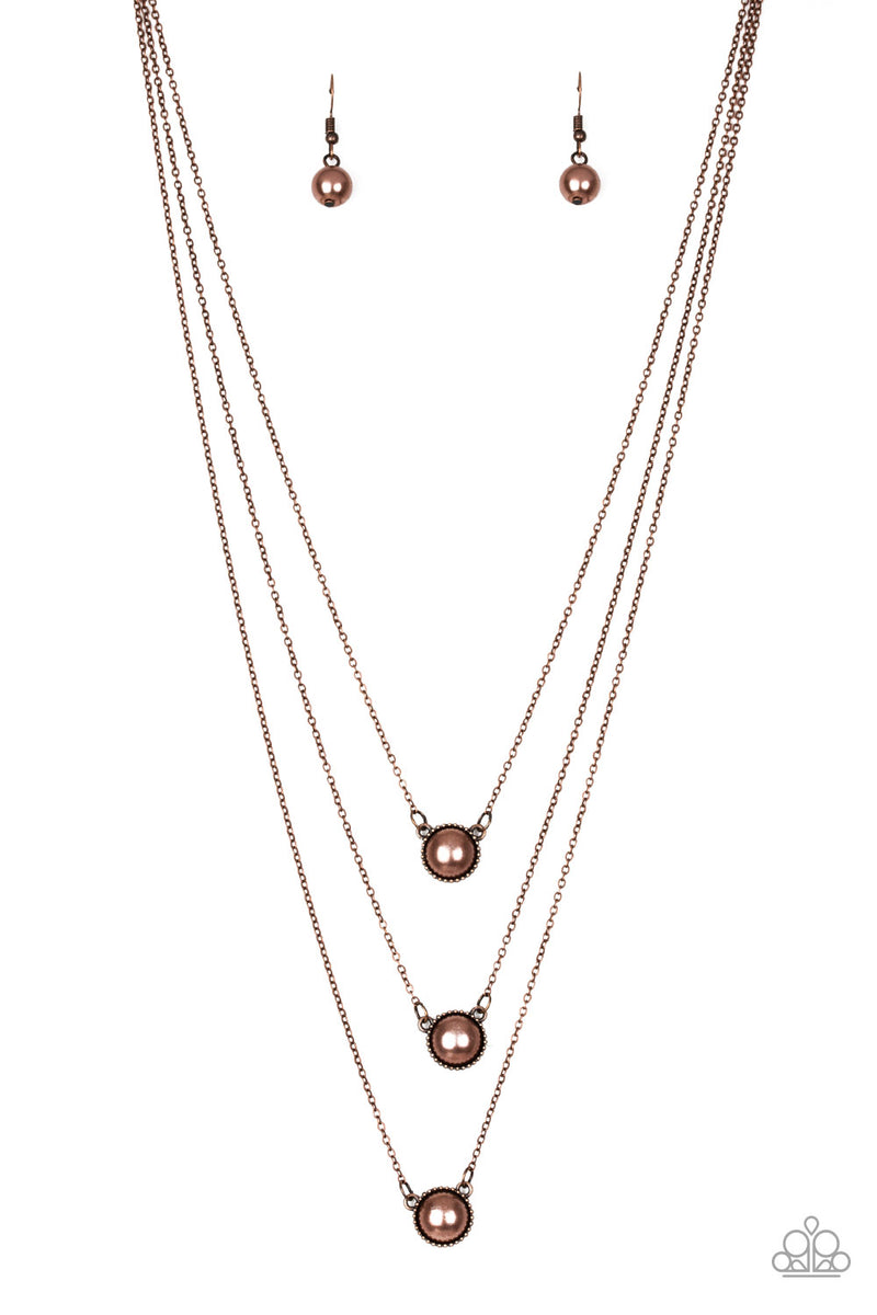A Love For Luster - Copper Necklace - Paparazzi Accessories