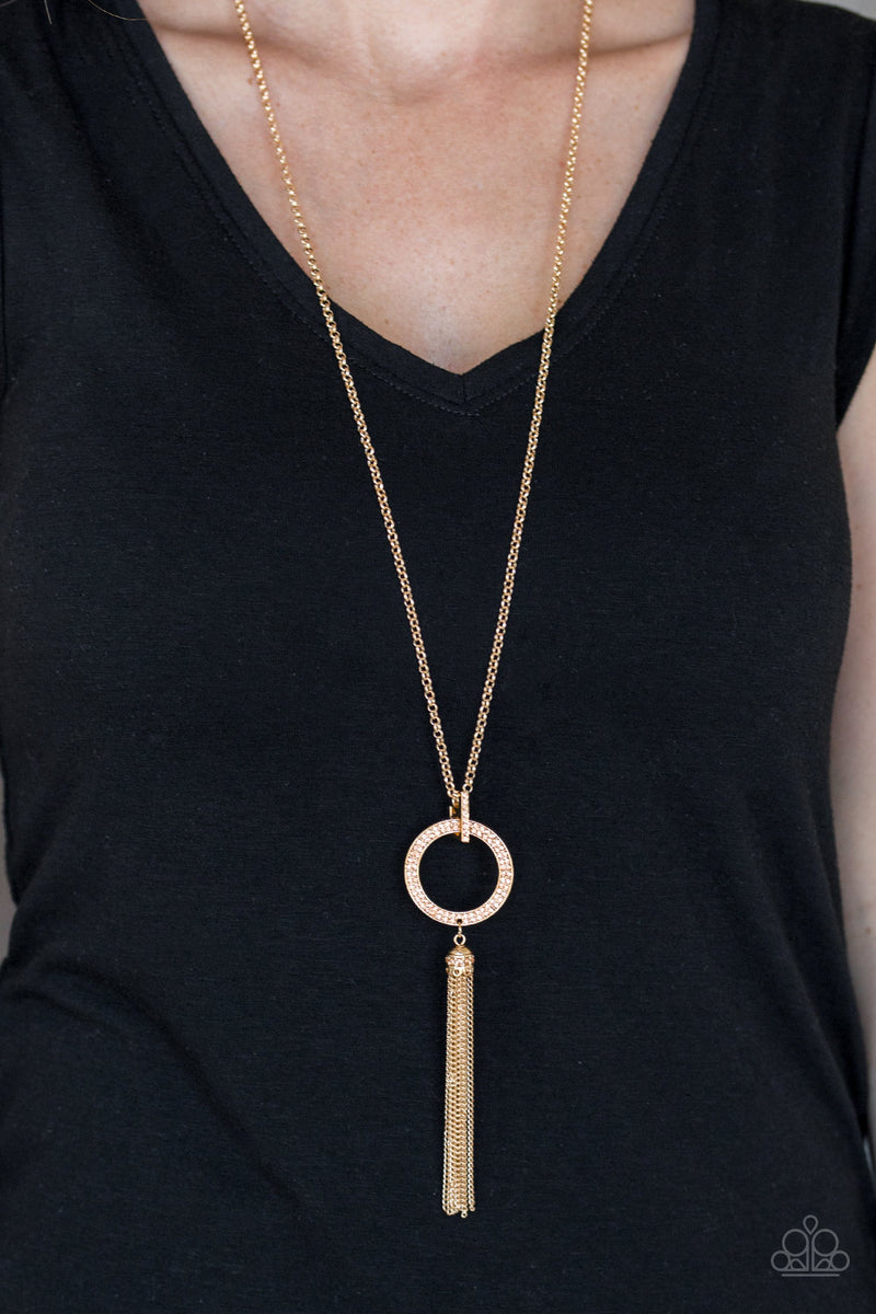 Straight To The Top - Gold Necklace - Paparazzi Accessories