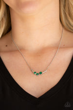 Sparkling Stargazer - Green Necklace - Paparazzi Accessories