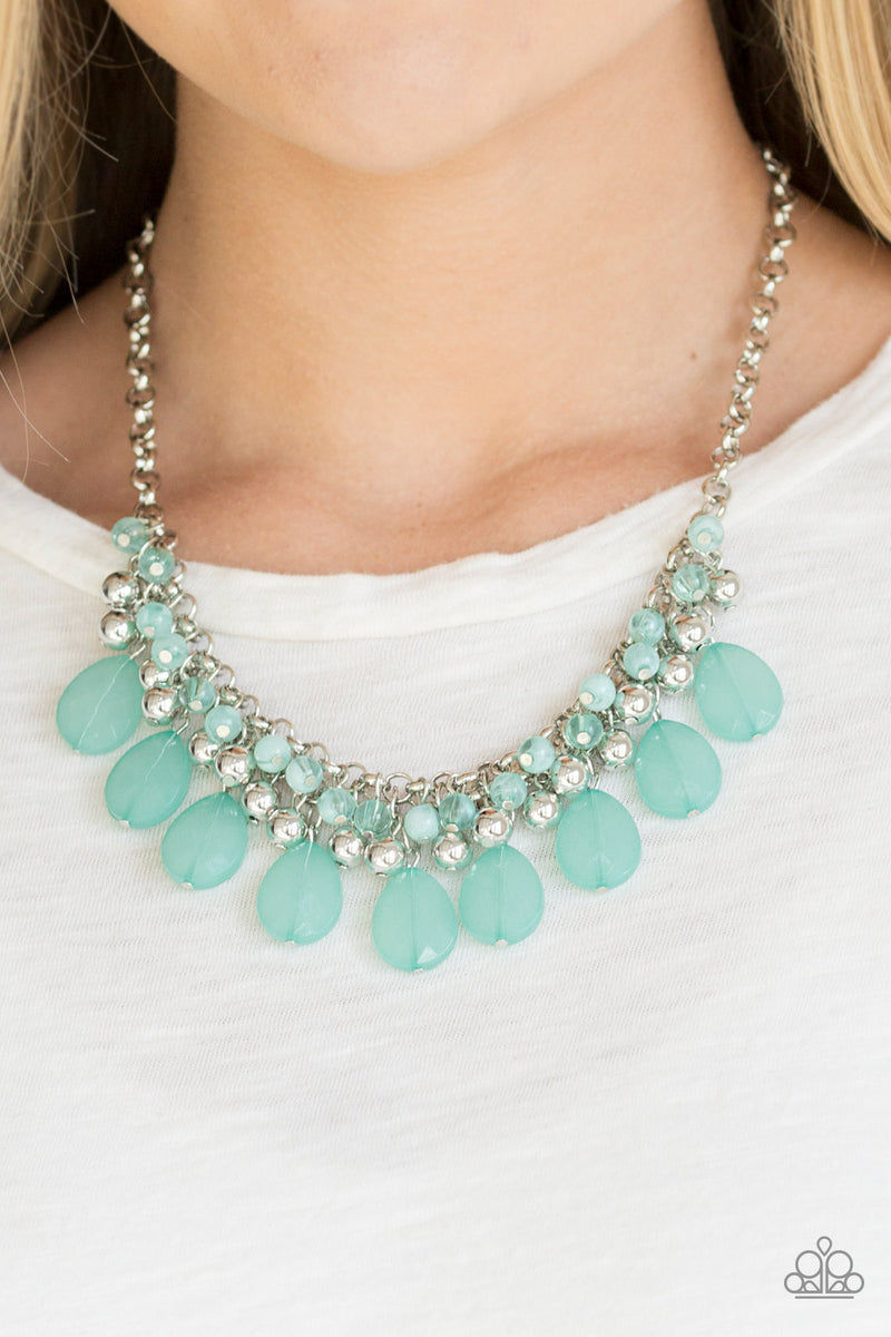 Trending Tropicana - Green Necklace - Paparazzi Accessories