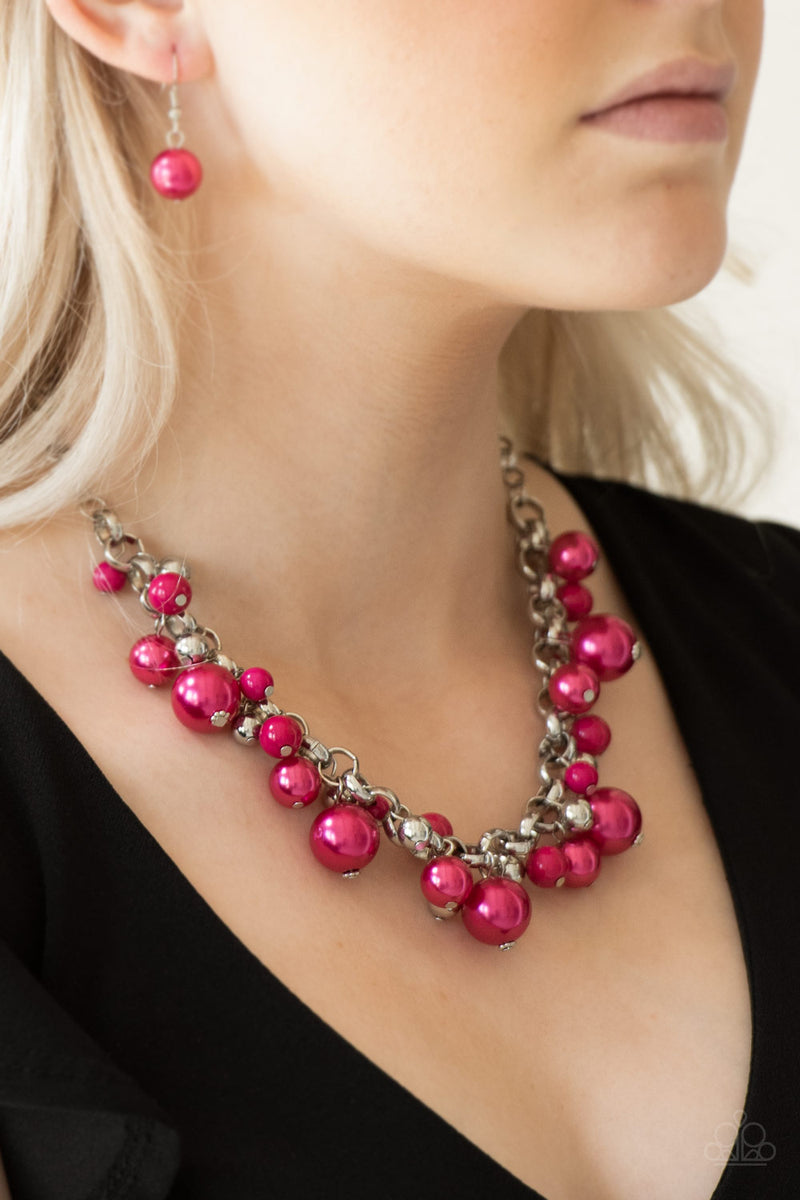 The Upstater - Pink Necklace - Paparazzi Accessories