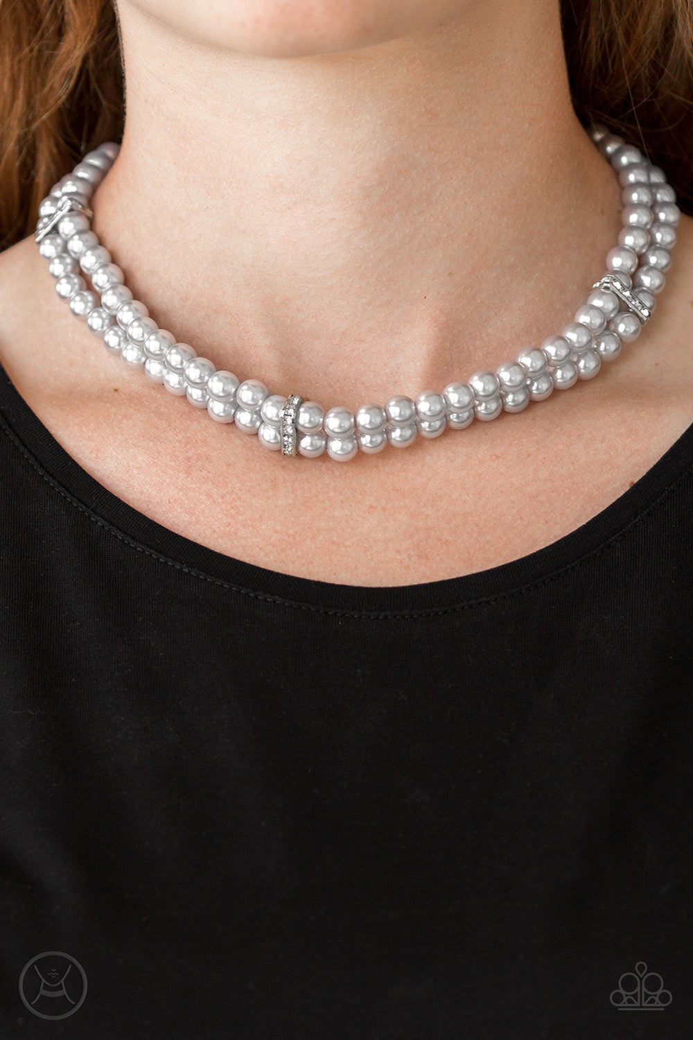 Put On Your Party Dress - Silver Necklace - Paparazzi Accessories