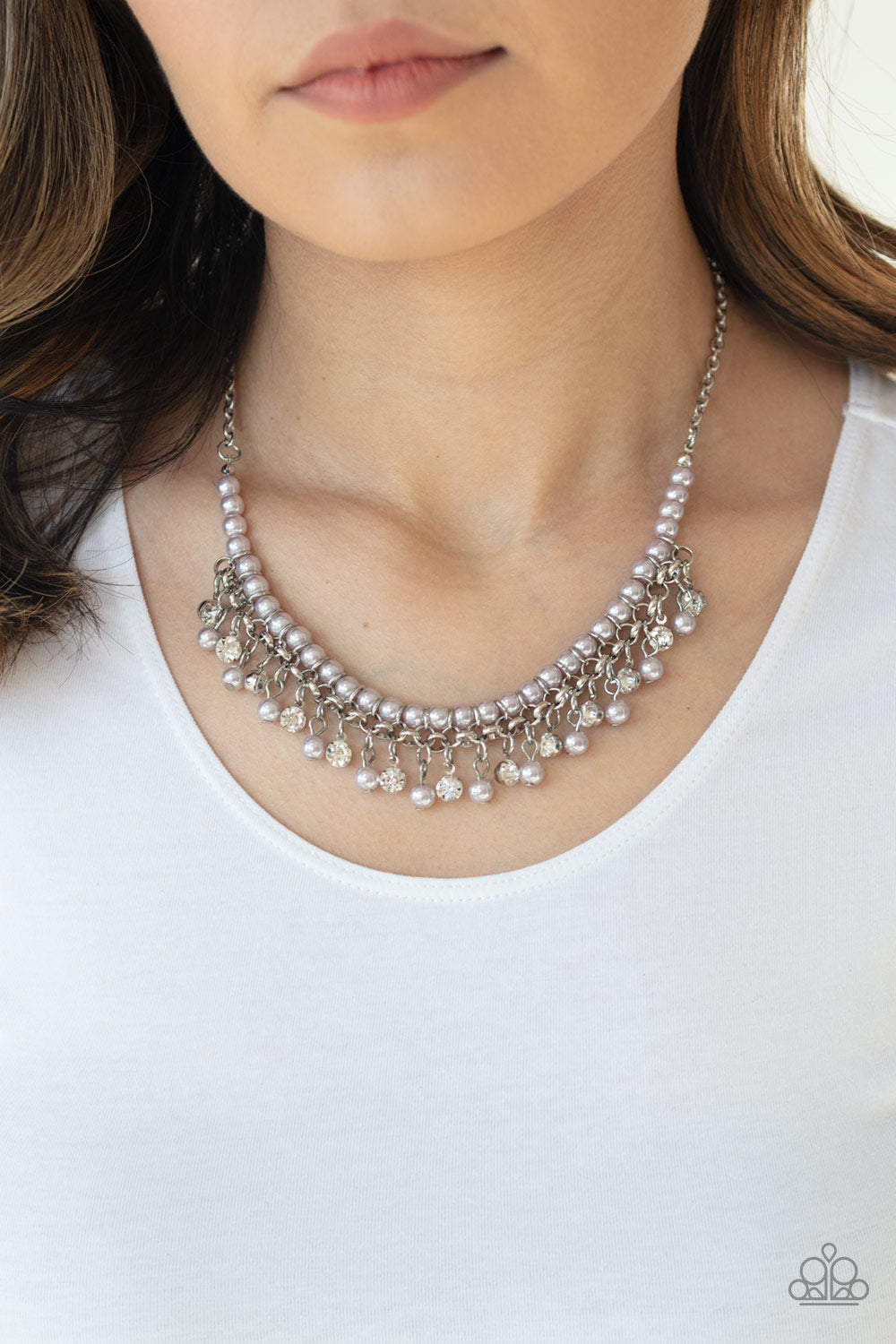 A Touch of CLASSY - Silver Necklace - Paparazzi Accessories