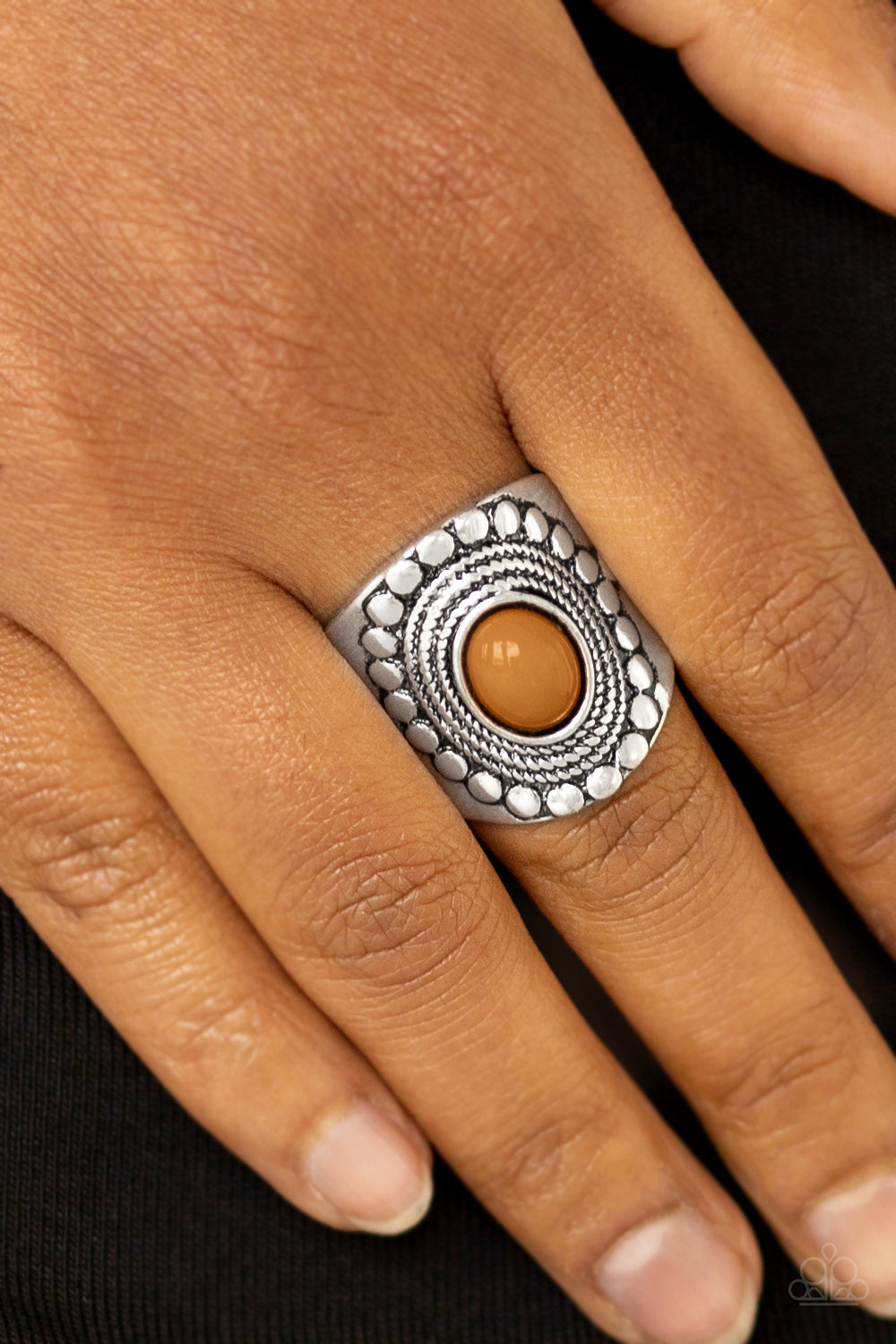 ZEN To One - Brown Ring - Paparazzi Accessories