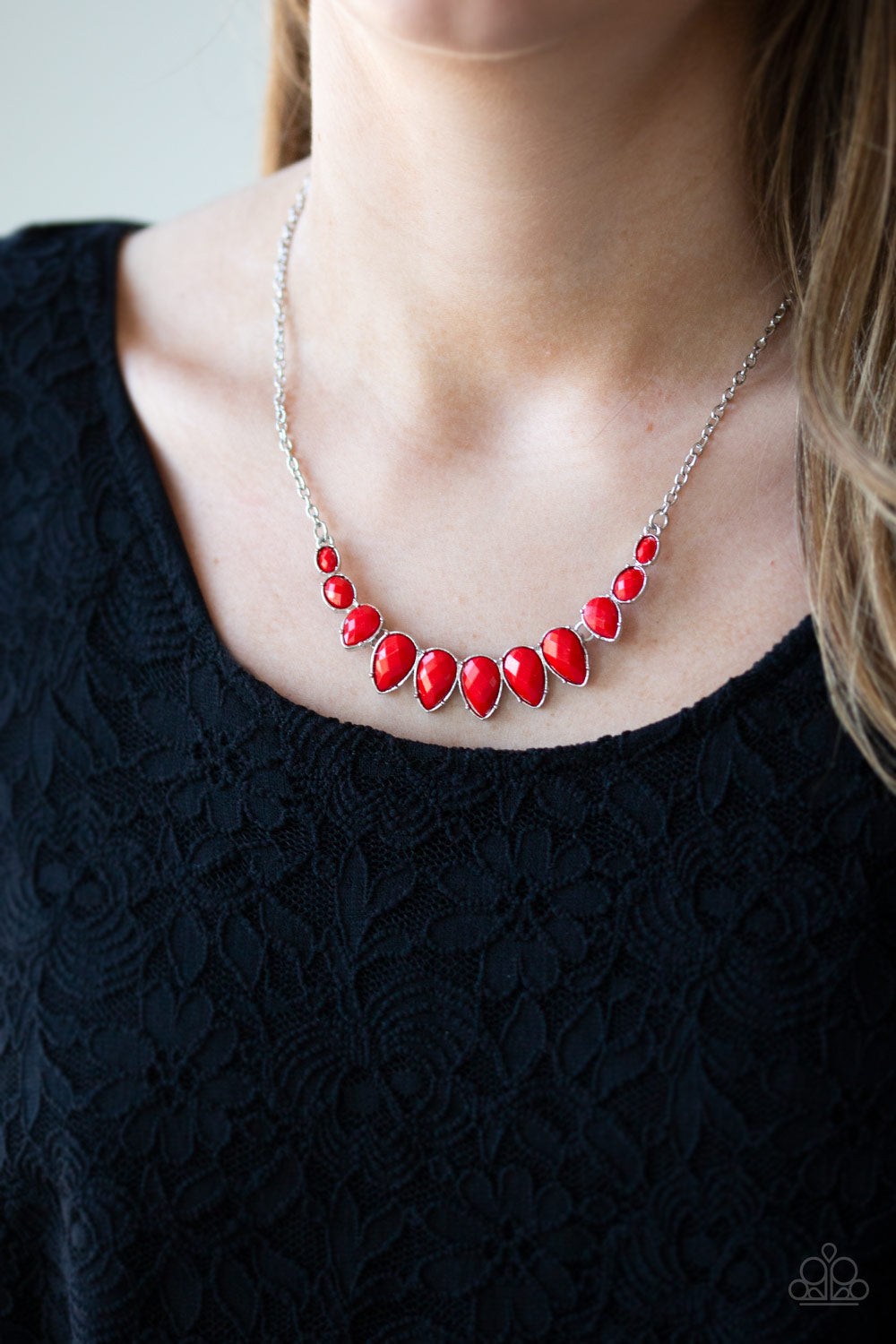 Maui Majesty - Red Necklace - Paparazzi Accessories