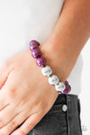 All Dressed UPTOWN - Purple Bracelet - Paparazzi Accessories