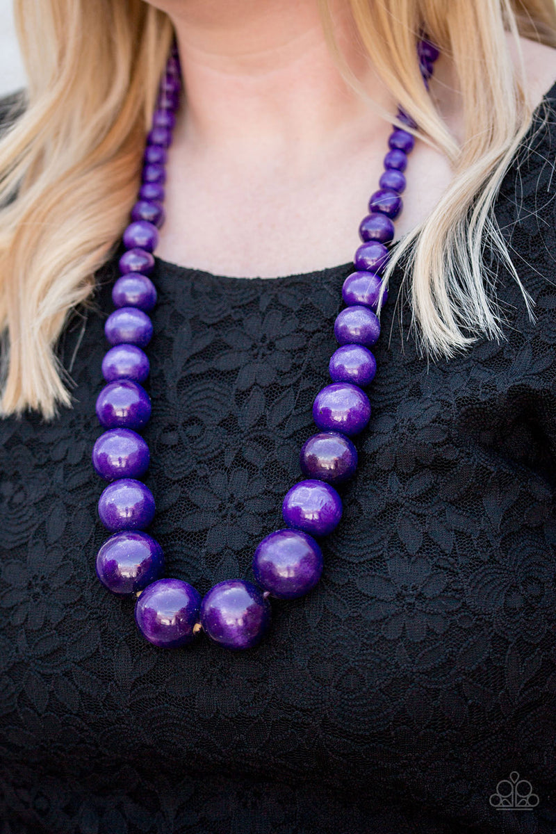 Effortlessly Everglades - Purple Necklace - Paparazzi Accessories