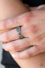 Extra Side Of Elegance - Silver Ring - Paparazzi Accessories