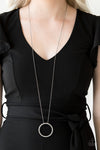Center Of Attention - Black Necklace - Paparazzi Accessories