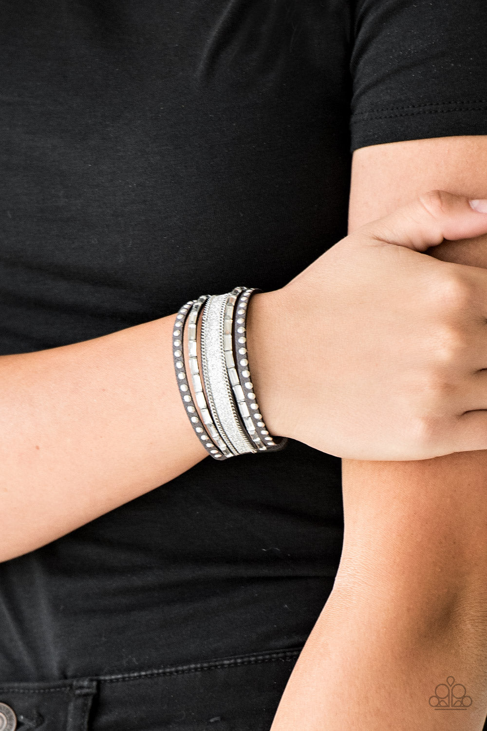 Seize The Sass - Silver Bracelet - Paparazzi Accessories